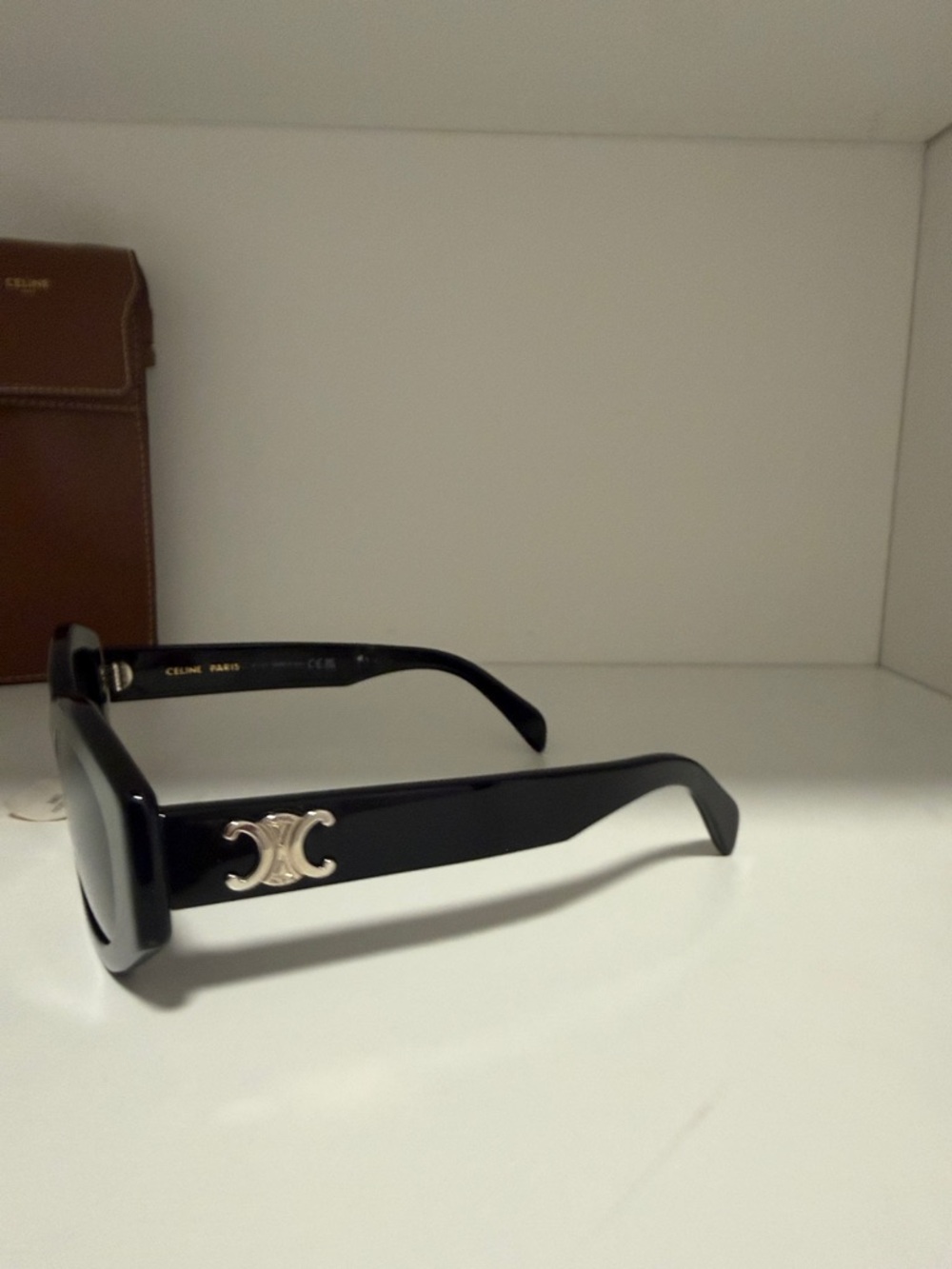 Celine Black Triomphe Sunglasses 💎NWT💎 NEVER WORN - Picture 13 of 15